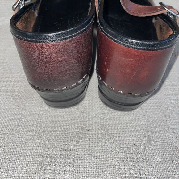 Dansko Women’s Work Mary Jane’s Size 38 U.S. 7 M Brown Leather Occupational - Picture 10 of 12